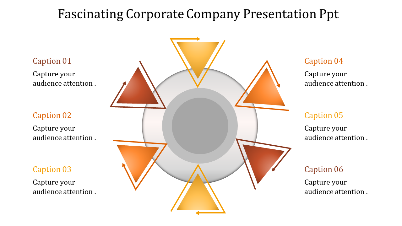 Six Nodded Corporate Company Presentation PPT and Google slides